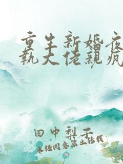 重生新婚夜被偏执大佬亲疯了免费阅读全文