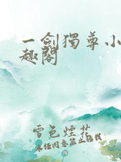 一剑独尊小说笔趣阁