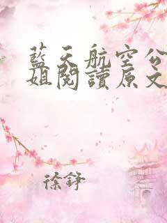 蓝天航空公司空姐阅读原文