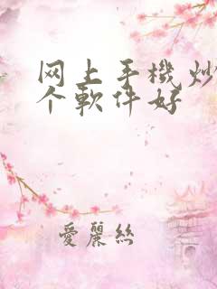 网上手机炒股哪个软件好