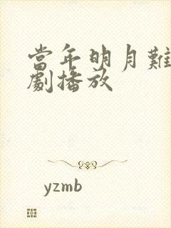 当年明月难寻短剧播放