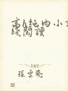 高h纯肉小说在线阅读