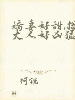 娇妻好甜,总裁大人好凶猛 初晴