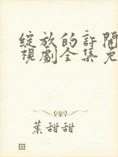 绽放的许开心电视剧全集免费