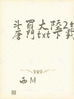 斗罗大陆2绝世唐门txt下载