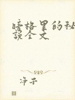 暗格里的秘密小说全文