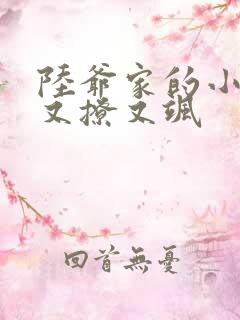 陆爷家的小祖宗又撩又飒