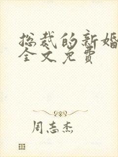 总裁的新婚罪妻全文免费