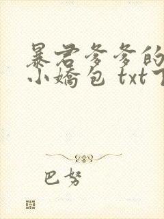 暴君爹爹的团宠小娇包 txt下载