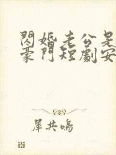 闪婚老公是超级豪门短剧安南