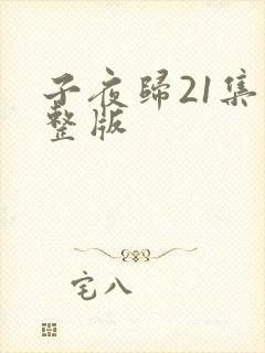 子夜归21集完整版