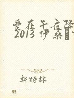 爱在午夜降临前 2013 伊桑·霍克