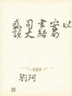 盛司聿安以夏小说大结局