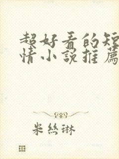 超好看的短篇言情小说推荐