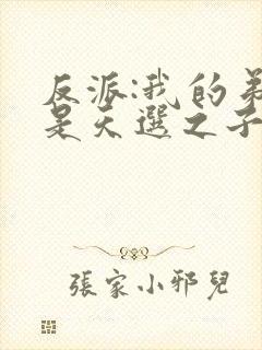 反派:我的弟弟是天选之子小说