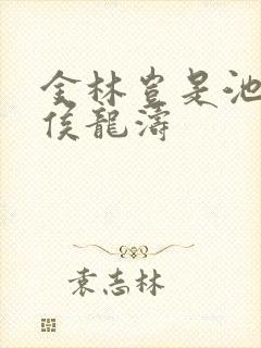 金林岂是池中物侯龙涛