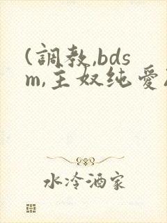 (调教,bdsm,主奴纯爱)双男主