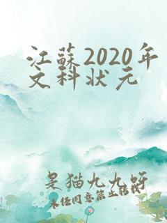 江苏2020年文科状元