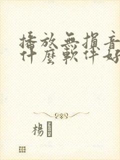 播放无损音乐用什么软件好