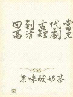 回到古代当太子高清短剧免费网站