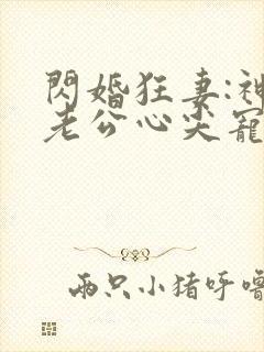 闪婚狂妻:神秘老公心尖宠