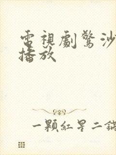 电视剧惊沙在线播放