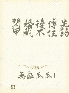 闪婚后傅先生马甲藏不住的