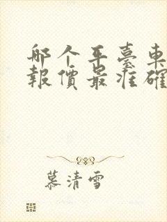 哪个平台车价格报价最准确?