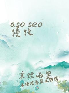 aso seo优化