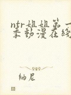 ntr姐姐第一季动漫在线播放全集