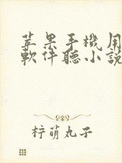 苹果手机用什么软件听小说