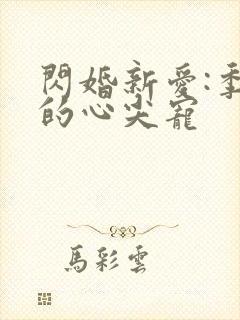 闪婚新爱:季少的心尖宠