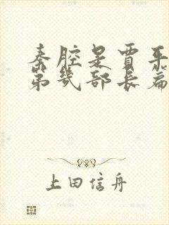 秦腔是贾平凹的第几部长篇小说