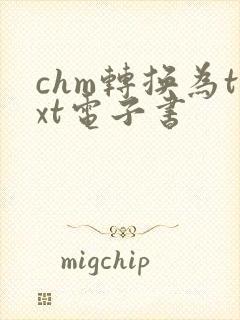 chm转换为txt电子书