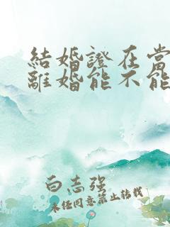 结婚证在当地办离婚能不能到异地办理