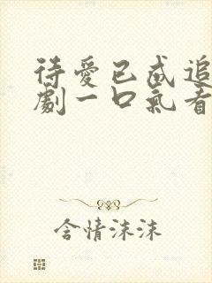 待爱已成追忆短剧一口气看完