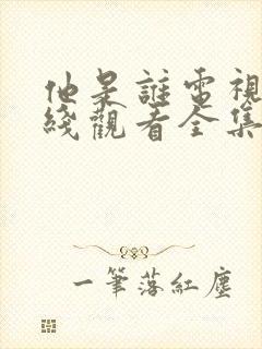 他是谁电视剧在线观看全集免费播放