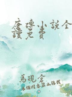 唐砖小说全文阅读免费