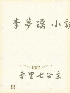 李梦瑶 小说