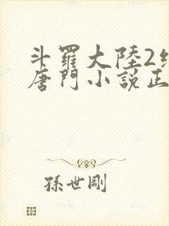 斗罗大陆2绝世唐门小说正版