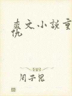 爽文小说重生复仇