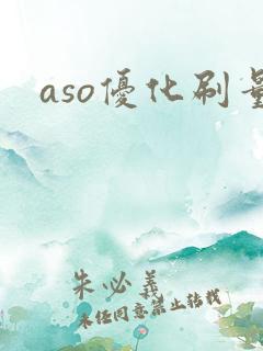 aso优化刷量