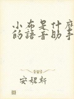 小布是什么手机的语音助手