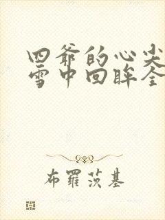 四爷的心尖宠妃雪中回眸全集免费阅读