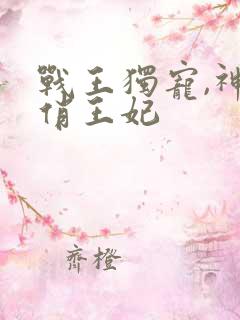 战王独宠,神医俏王妃