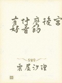 有什么后宫小说好看的