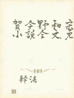 贺今野和宋泊简小说全文免费阅读