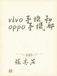 vivo手机和oppo手机哪个手机比较好