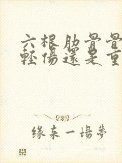 六根肋骨骨折算轻伤还是重伤