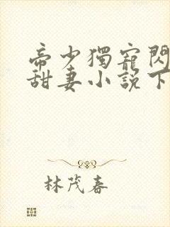 帝少独宠闪婚小甜妻小说下载